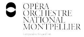 logo de l'opéra orchestre national de Montpellier, partenaire de Auto Location 34 !